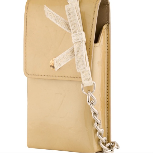 Louis Vuitton Monogram Vernis Cigarette Case light yellow patent leather - Picture 3 of 8